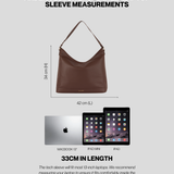 Chocolate - Arden Insulated Slouch Bag [Large]