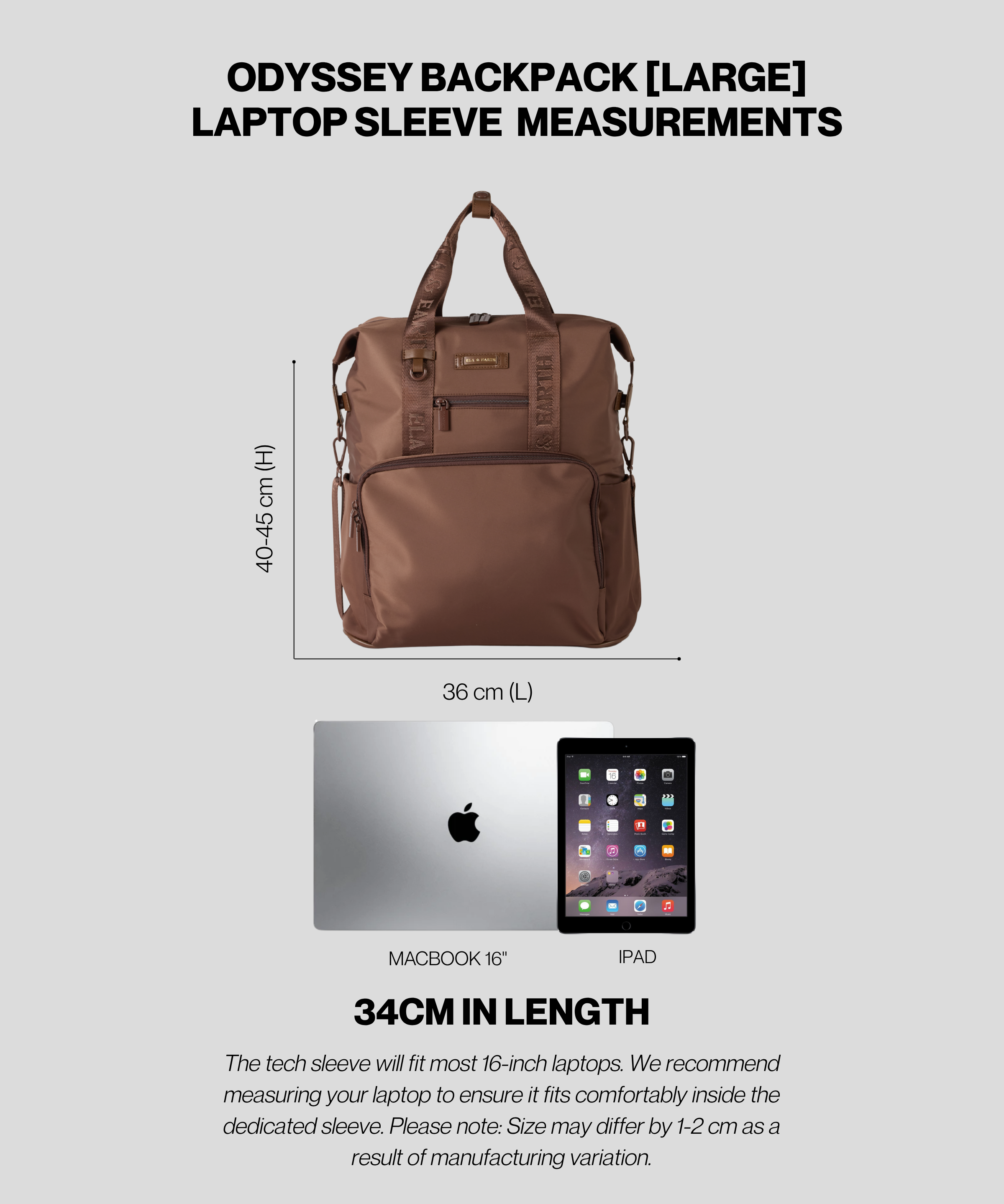 Cocoa - Odyssey Insulated Backpack [Large]