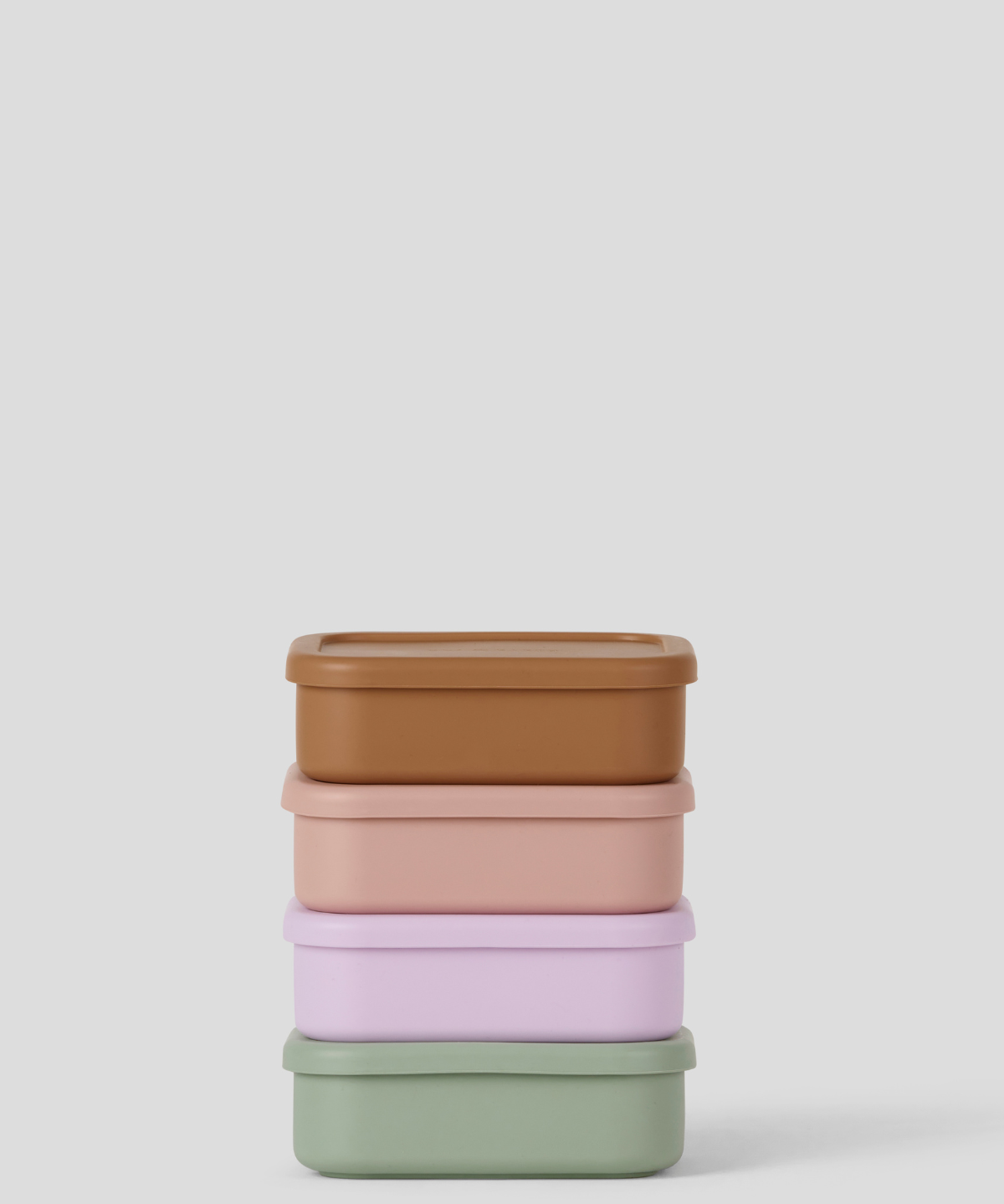 Sage Green - 3 Compartment Silicone Bento Box [Removable]