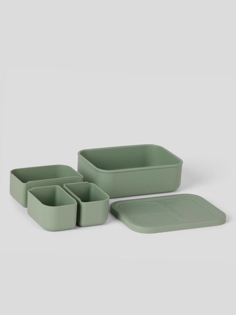 Sage Green - Removable Compartment Lunch Box 