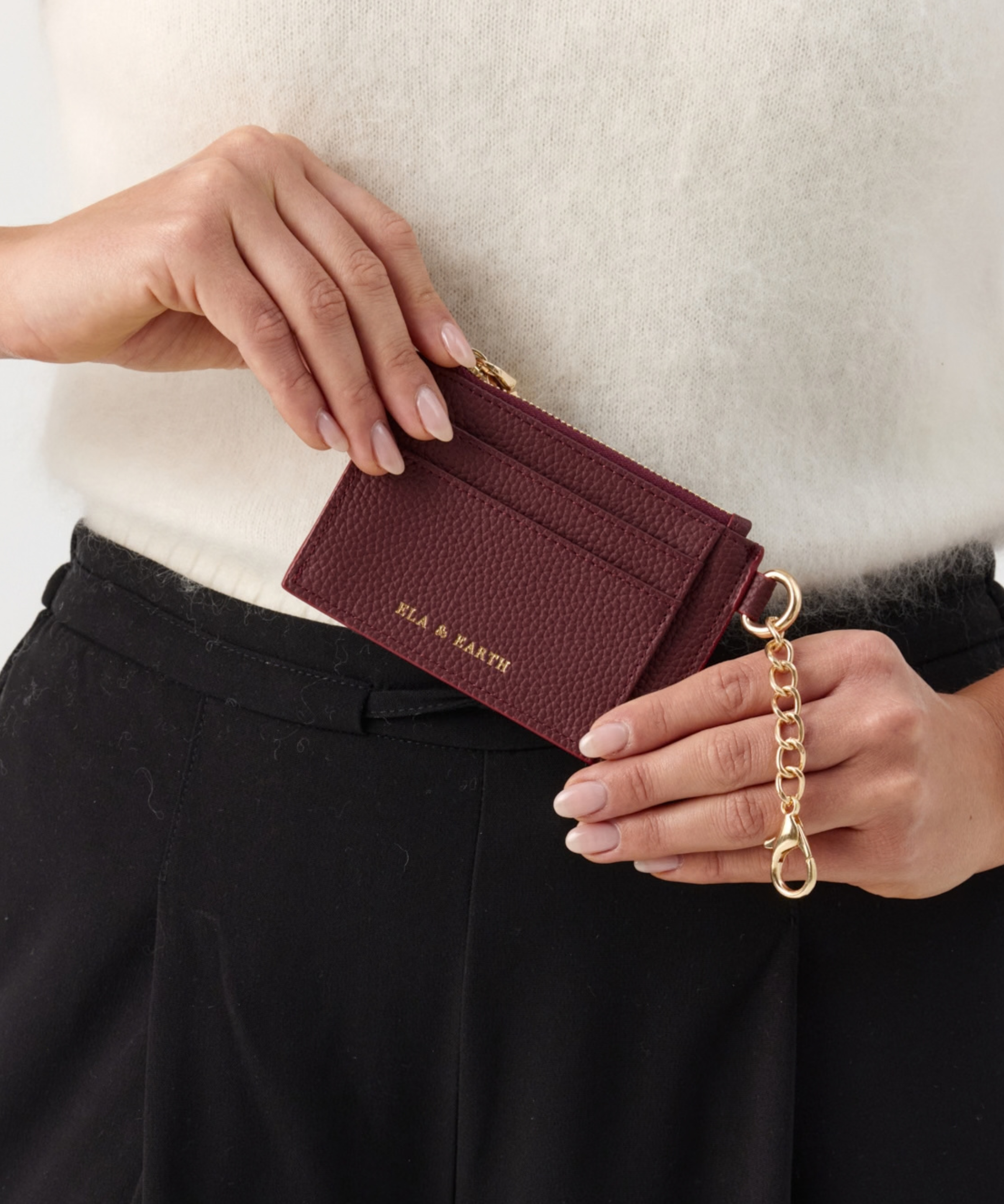 Shiraz With Gold - Card & Coin Wallet