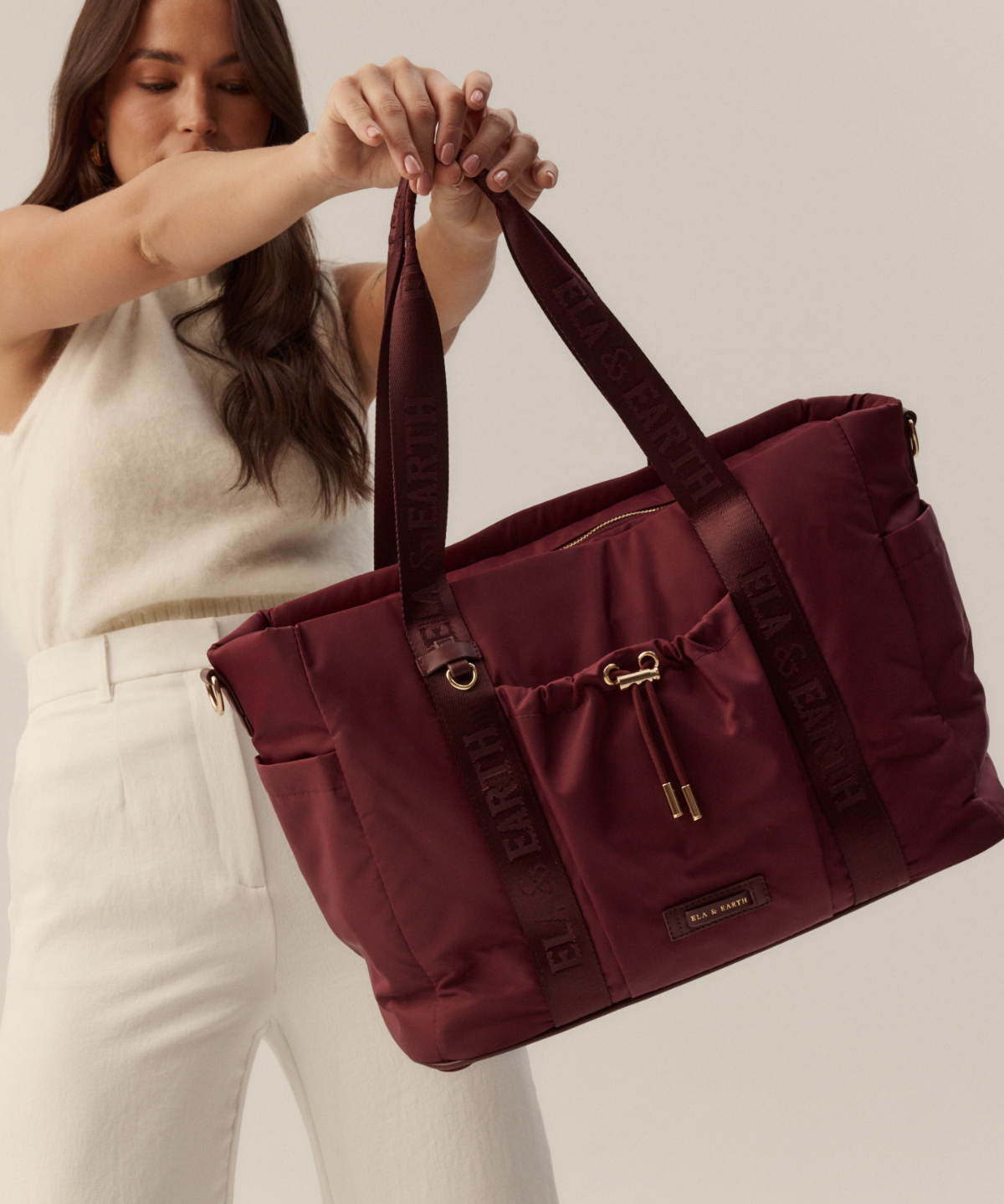 Shiraz With Gold - Odyssey Insulated Tote Bag [Large]
