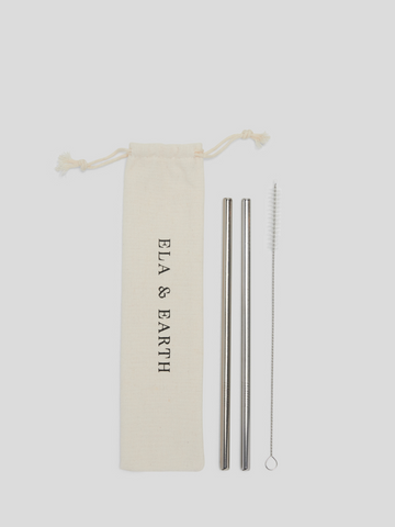 Reusable metal straws