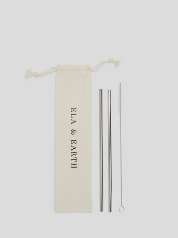 Reusable metal straws