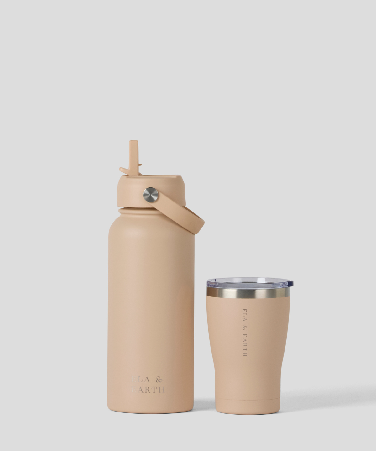 1 Litre Water Bottle & 350ml Tumbler -  Chai 