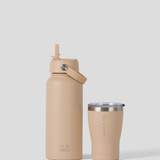 1 Litre Water Bottle & 350ml Tumbler -  Chai 