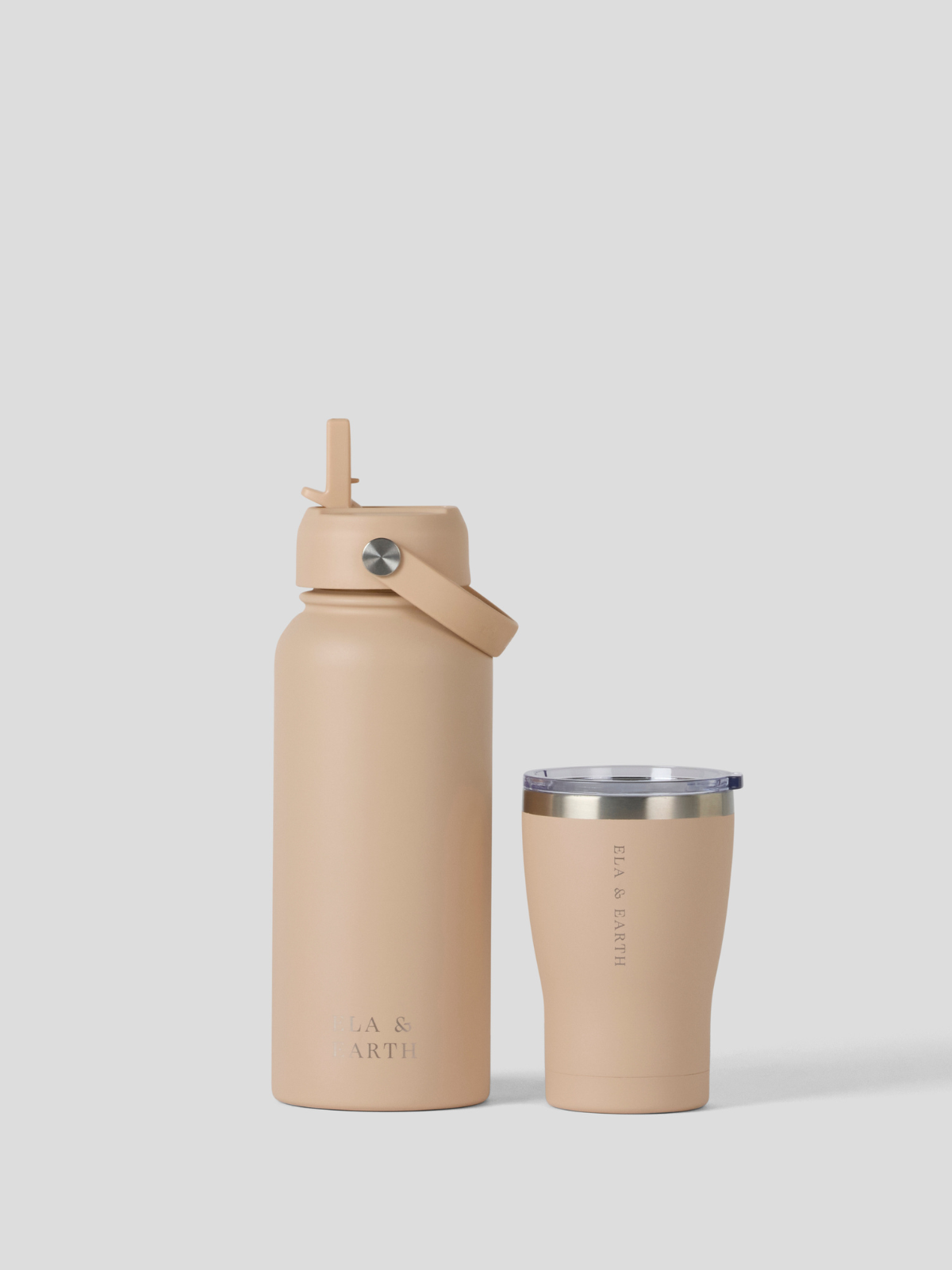 1 Litre Water Bottle & 350ml Tumbler -  Chai 