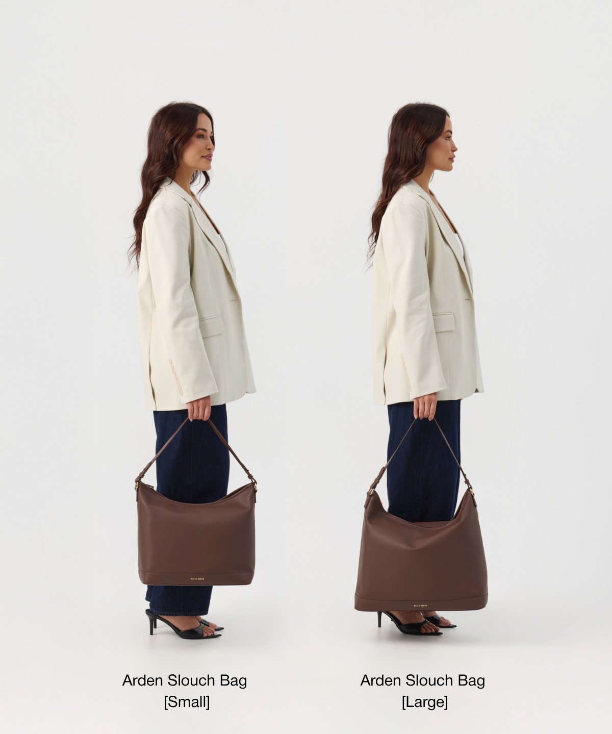 Chocolate - Arden Insulated Slouch Bag [Small]