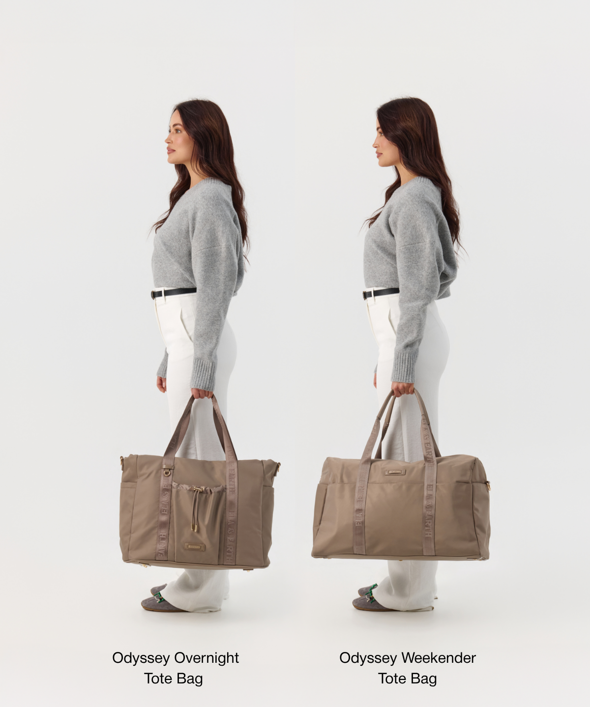 Oyster With Gold - Odyssey Overnight Travel Bag [Extra Large]