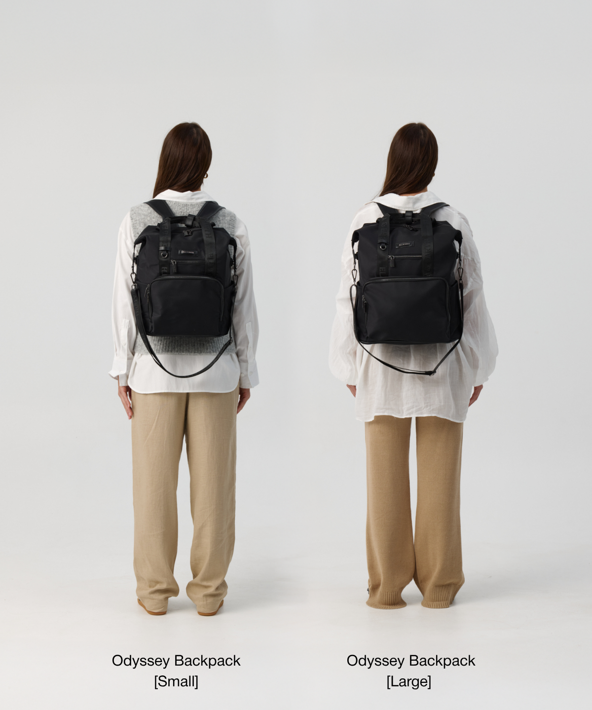 Black With Gunmetal - Odyssey Insulated Backpack [Large]
