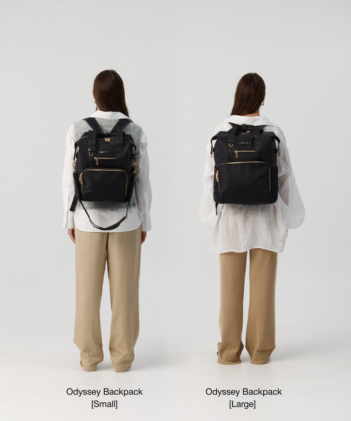 Black With Gold - Odyssey Insulated Backpack [Large]