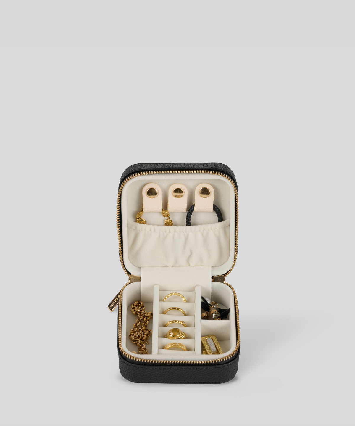 Black With Gold - Arden Jewellery Case [Small]