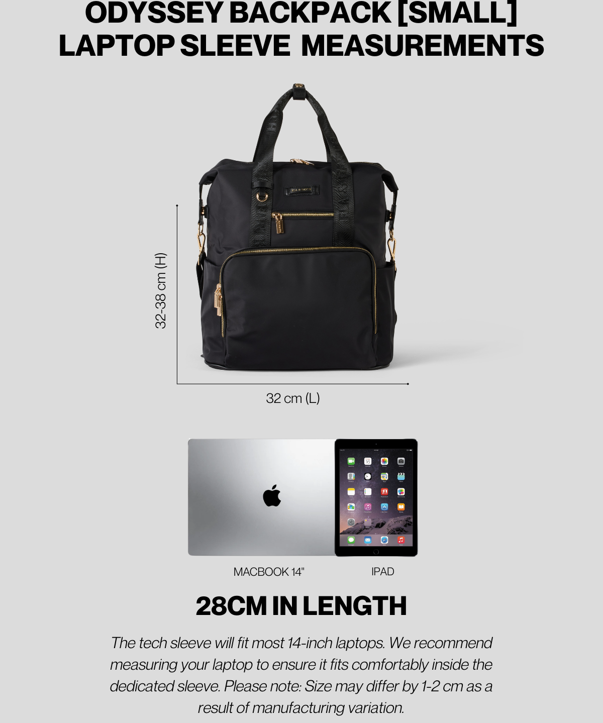 tech sleeve backpack