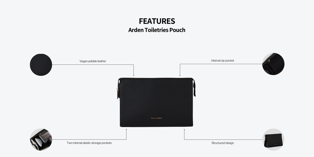 leather toiletries bag