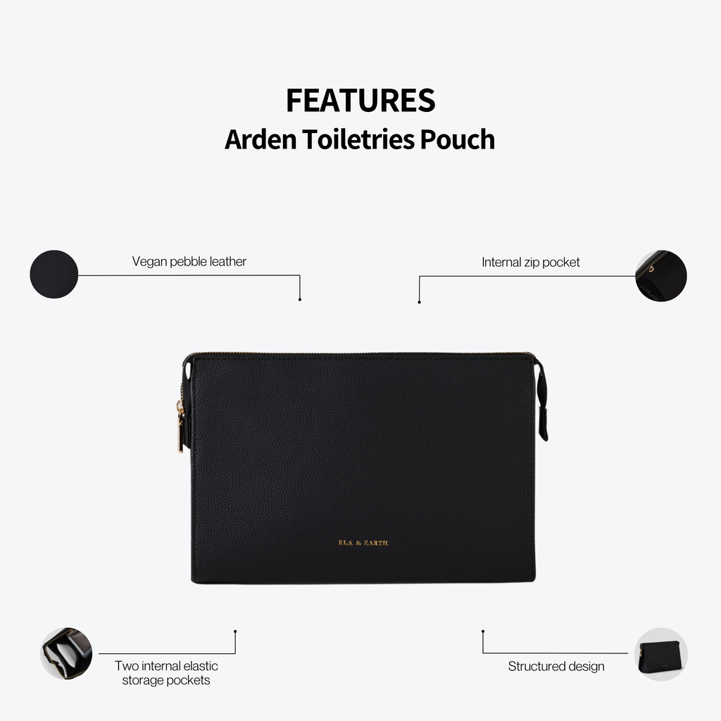 leather toiletries bag