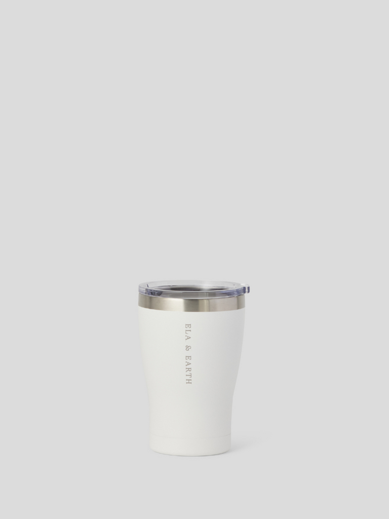 insulated coffee cup - white 