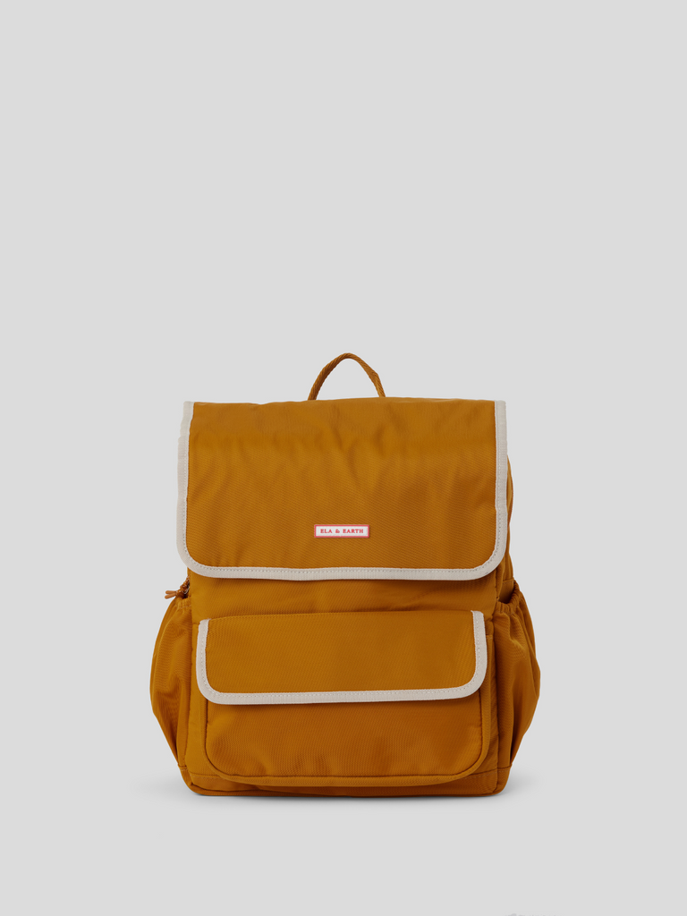 Kids School Backpack - Mustard 