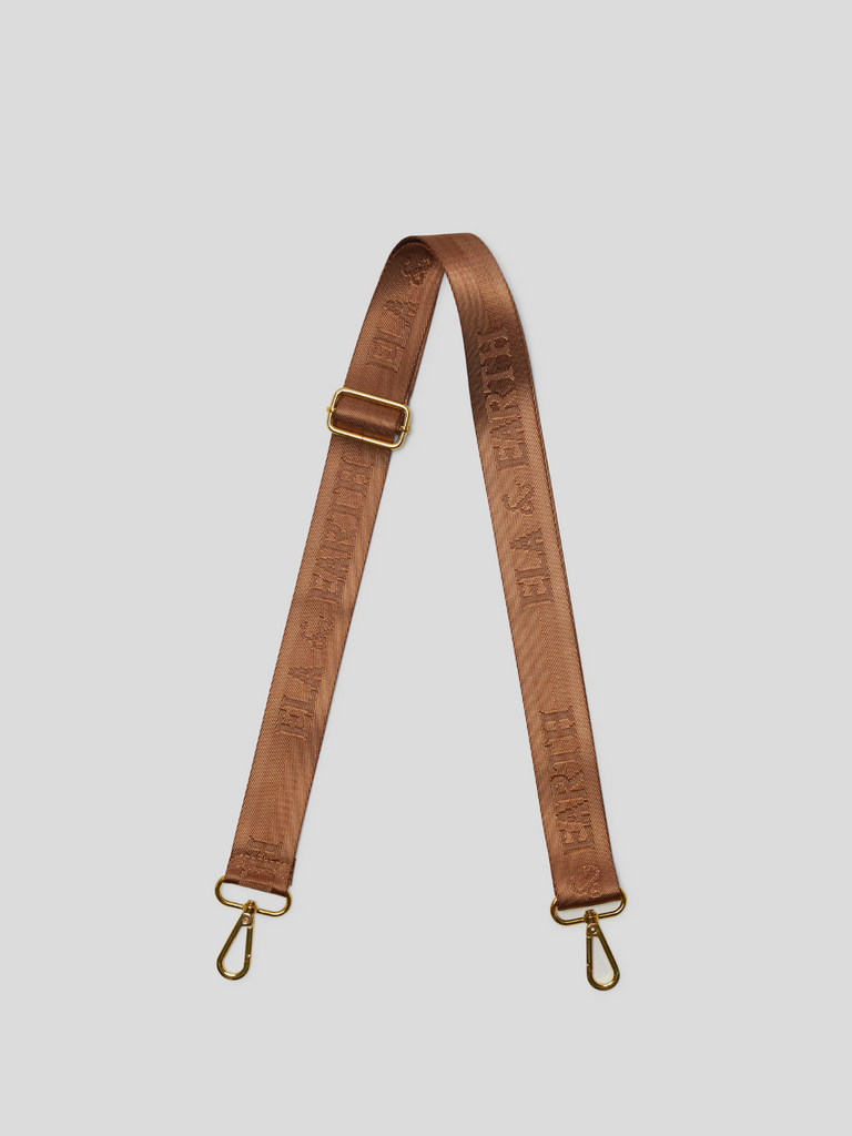 lunch cooler bag strap - brown