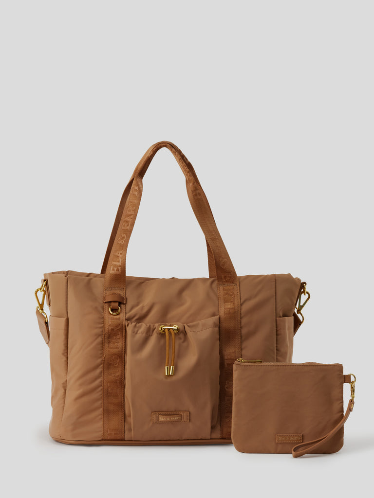 Tote and pouch - Brown