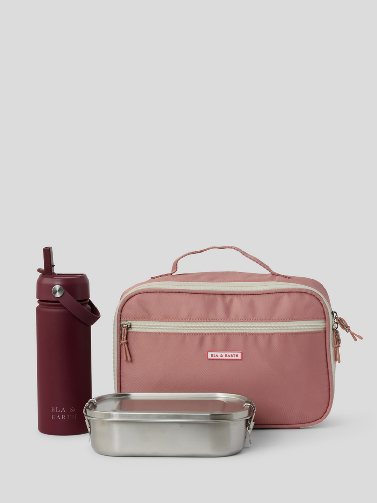 Kids Lunchware Set - Dusty Pink 