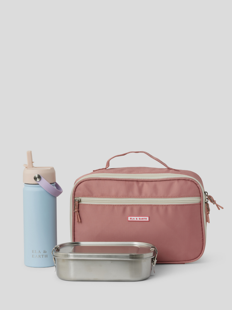 Kids Lunchware Set - Dusty Pink 