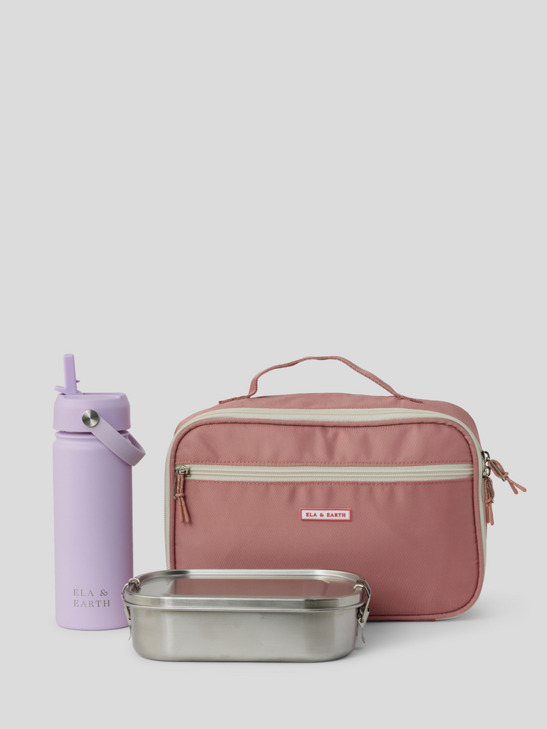 Kids Lunchware Set - Dusty Pink 