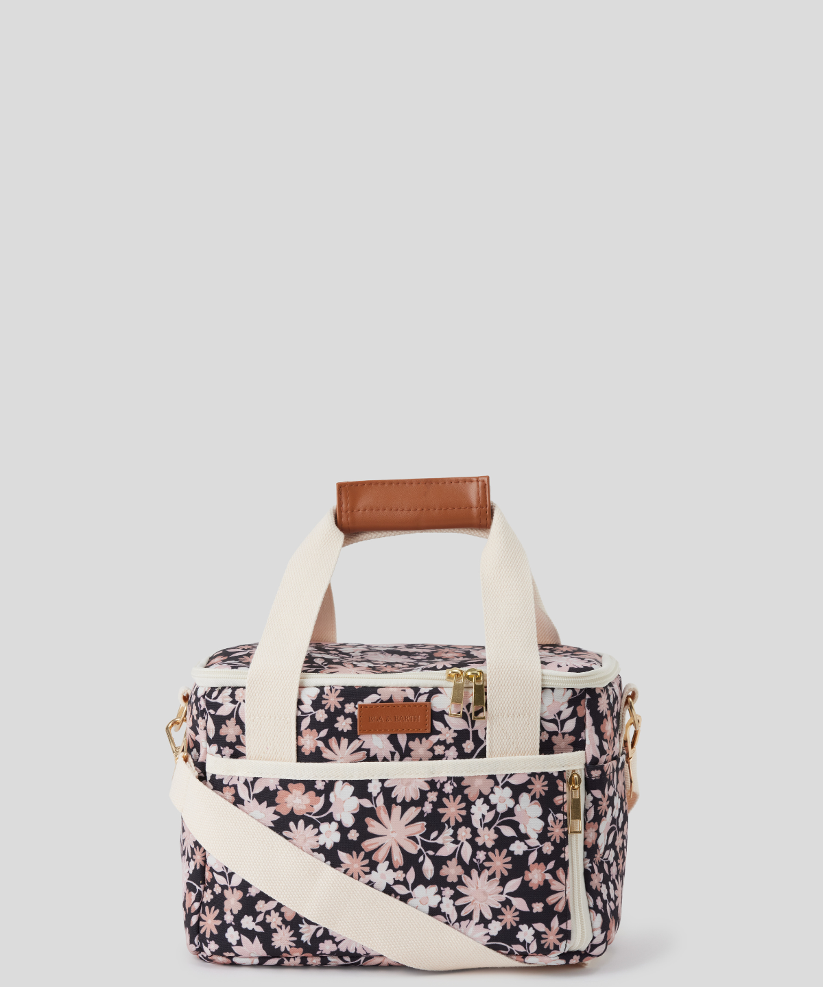 Insulated lunch cooler - black bontanica