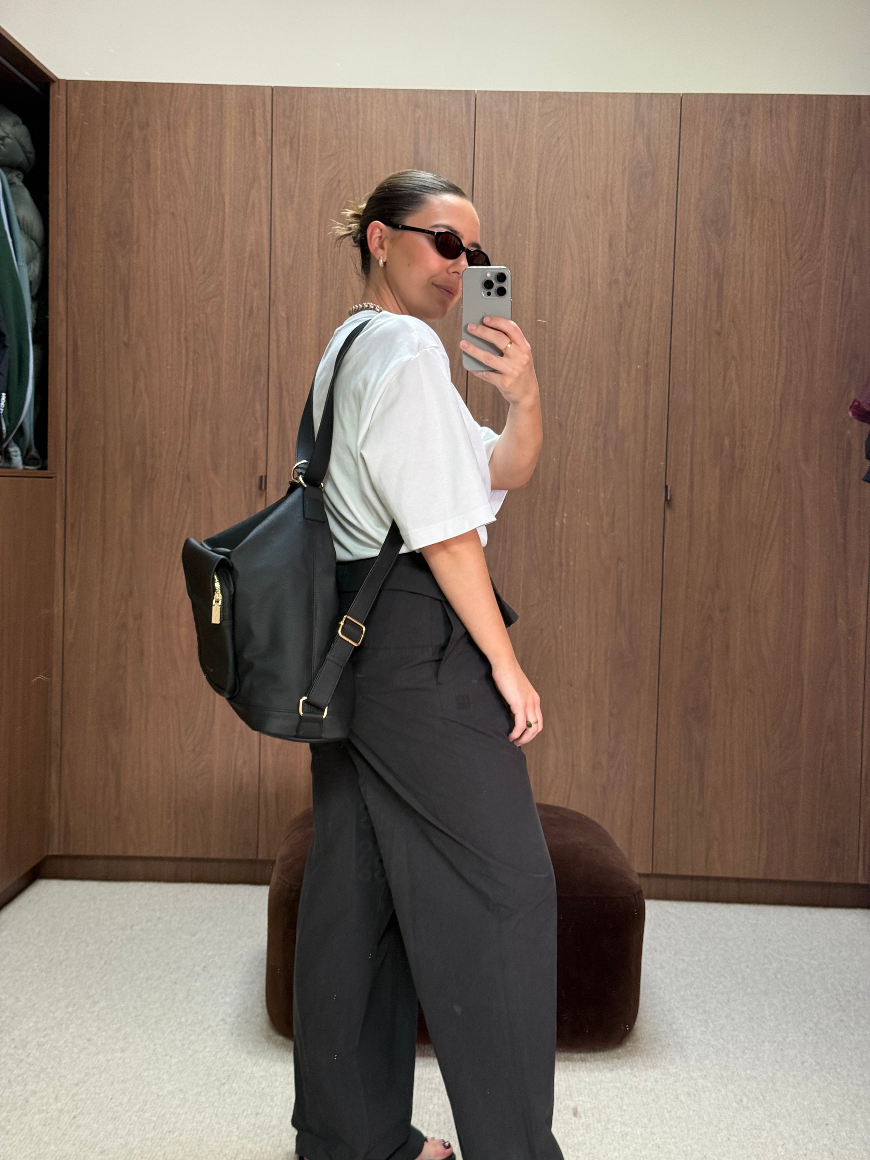 leather backpack