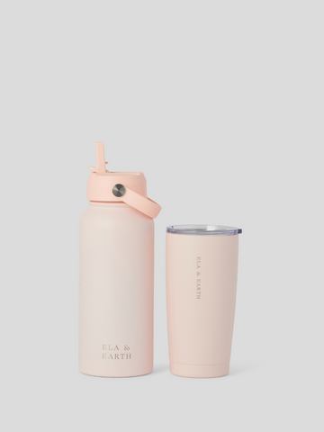 Insulated bottle set - Blush