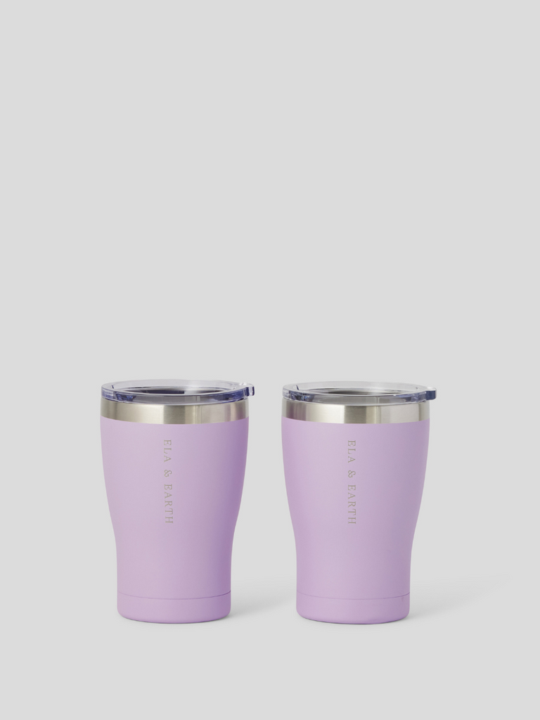 Insulated tumbler set - Purple