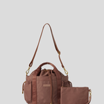 Rose Lunch Bucket Bag and the medium Pouch. 