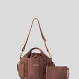 Rose Lunch Bucket Bag and the medium Pouch. 