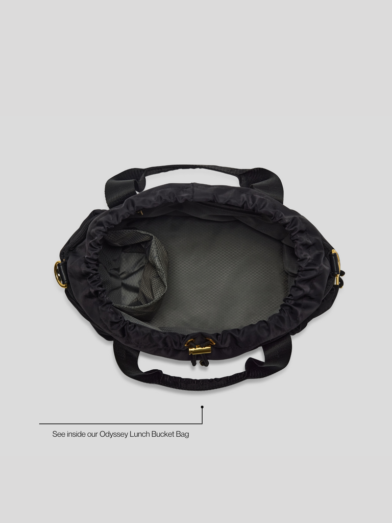 Stylish lunch bag - black