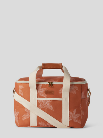 Insulated medium lunch cooler - Rust