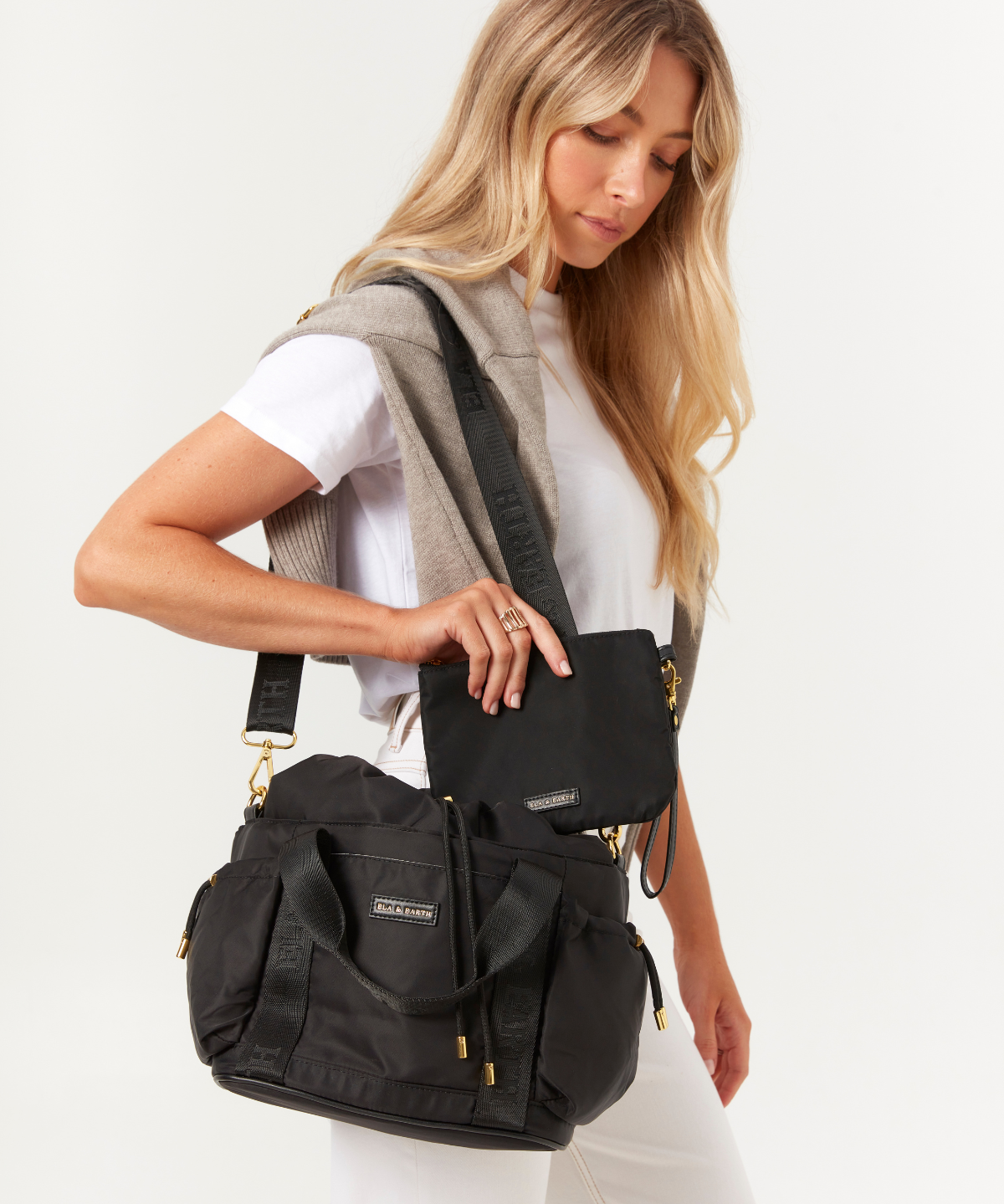 Insulated lunch bag - black