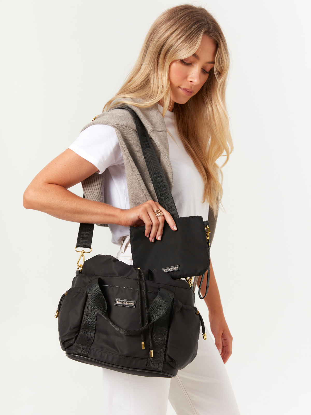 Insulated lunch bag - black