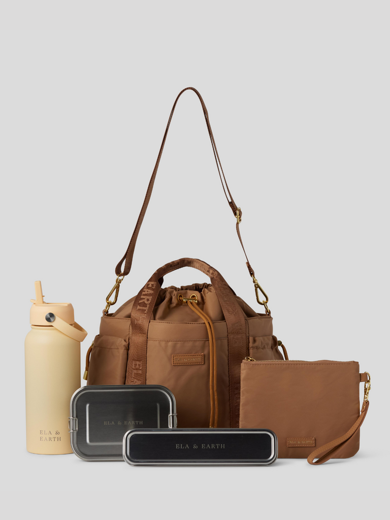 Insulated lunch set - yellow