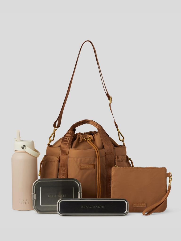 Insulated lunch set - nude