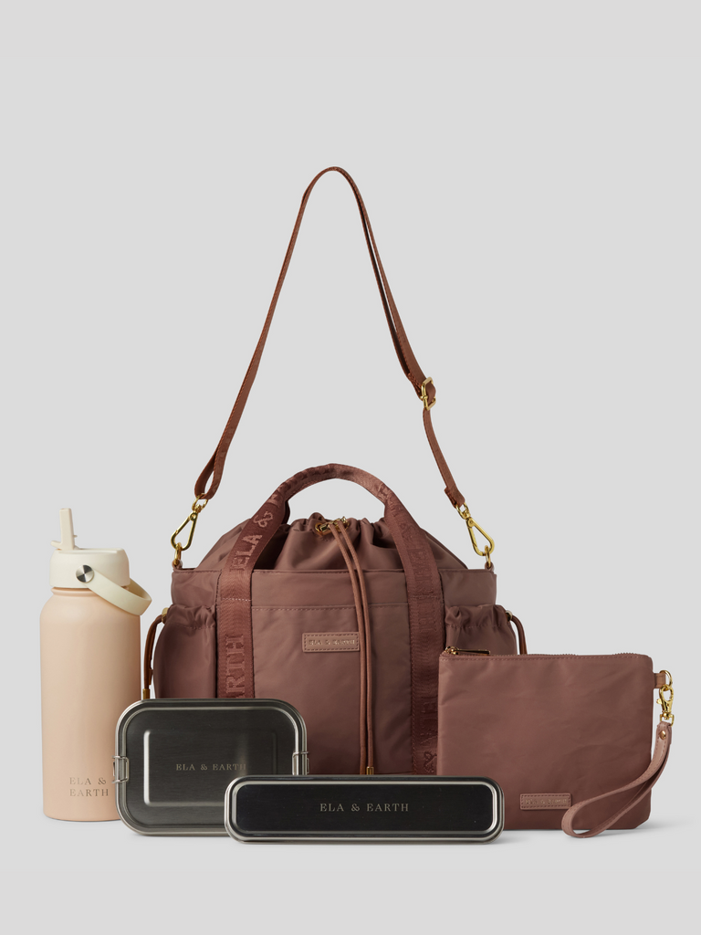 Insulated lunch set - nude