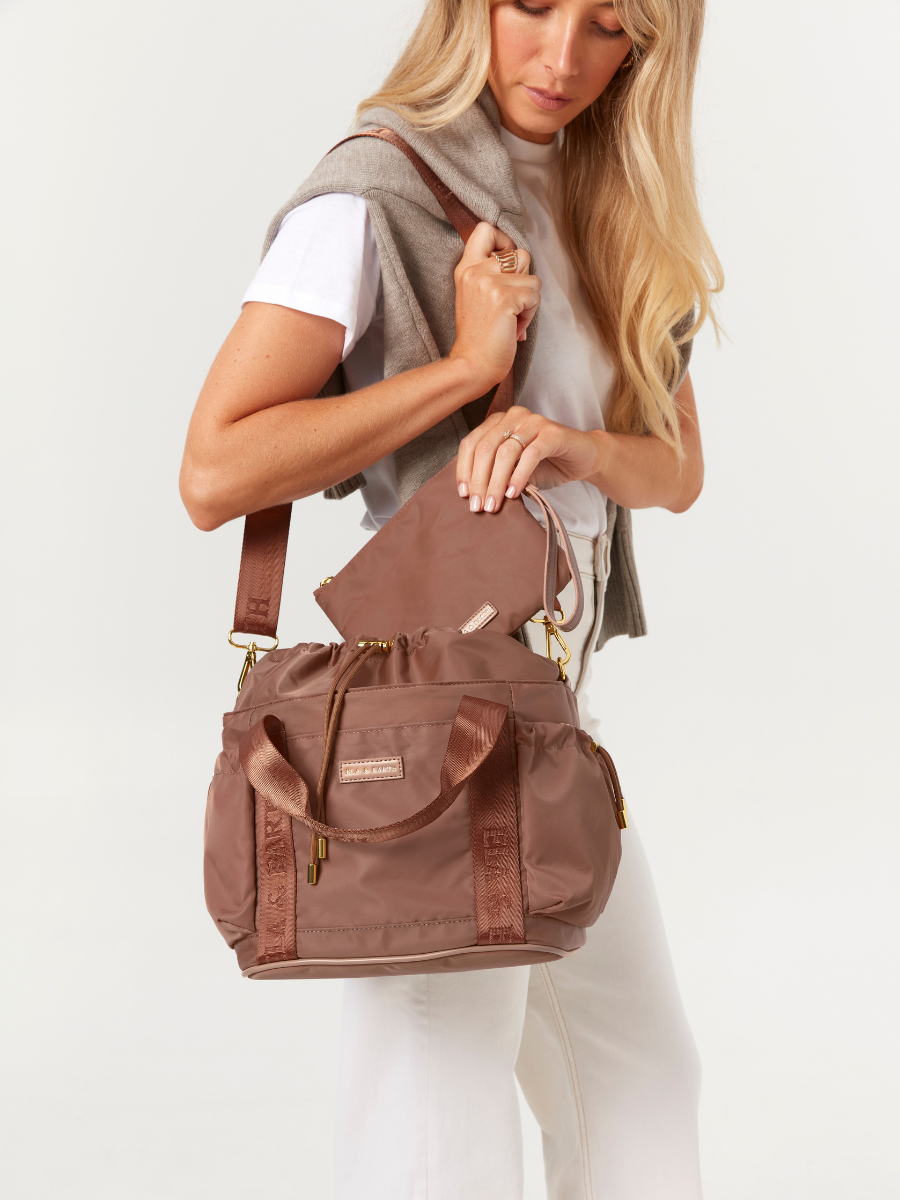Insulated lunch bag - rose