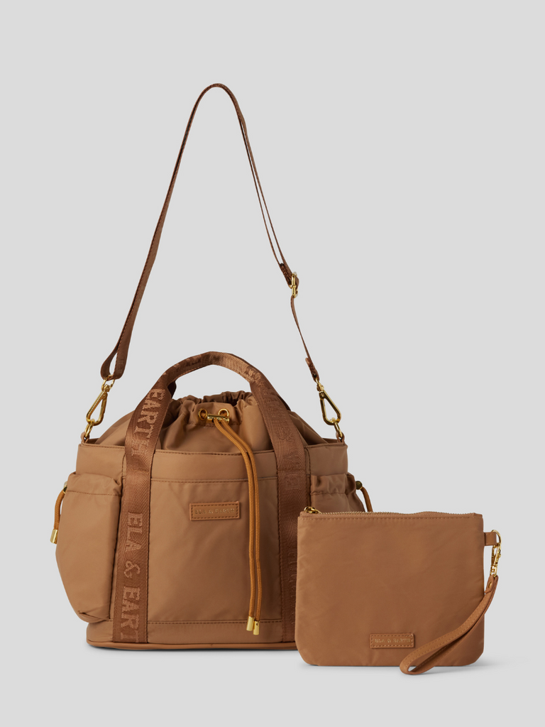 Insulated lunch bag - brown