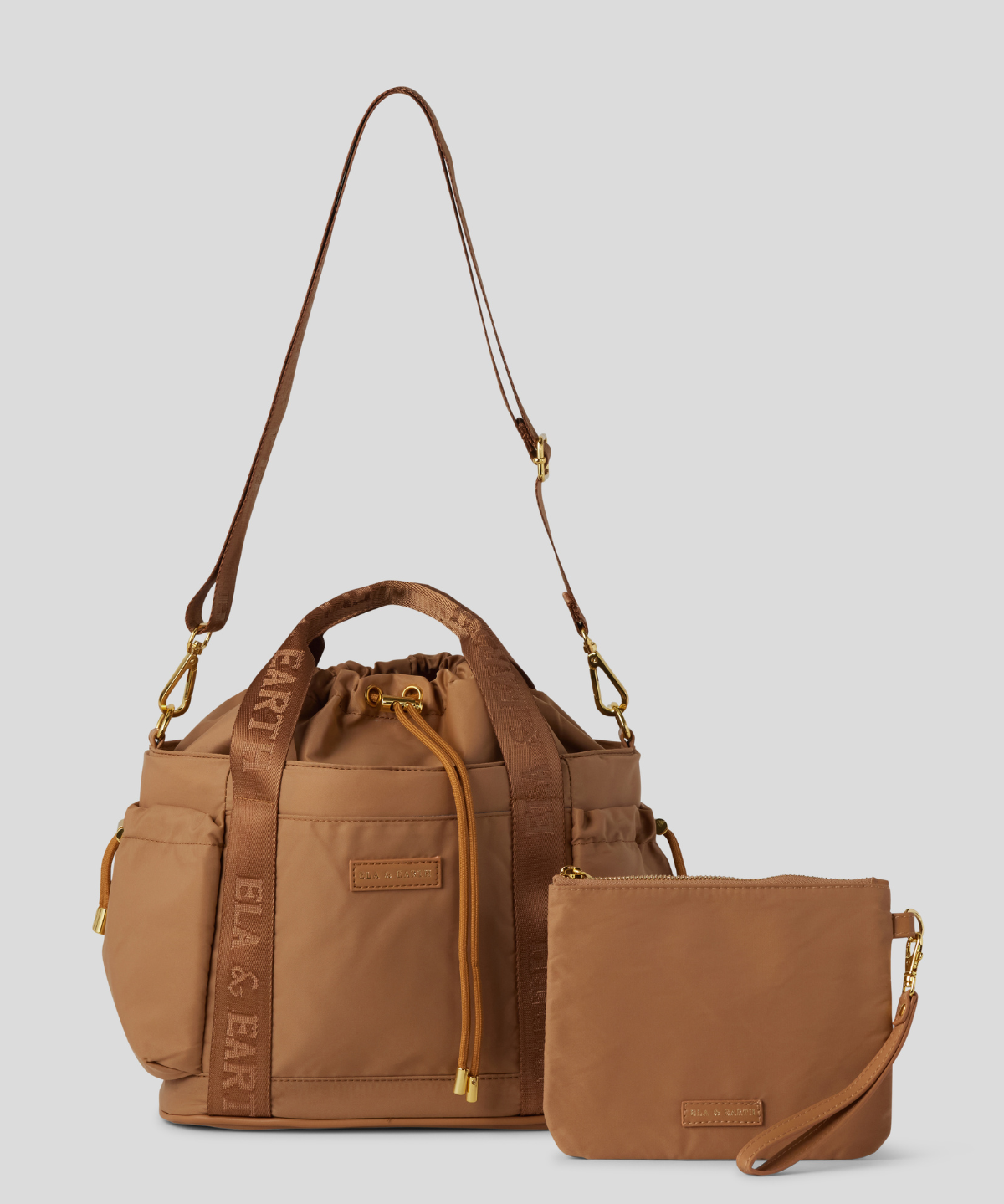 Insulated lunch bag - brown