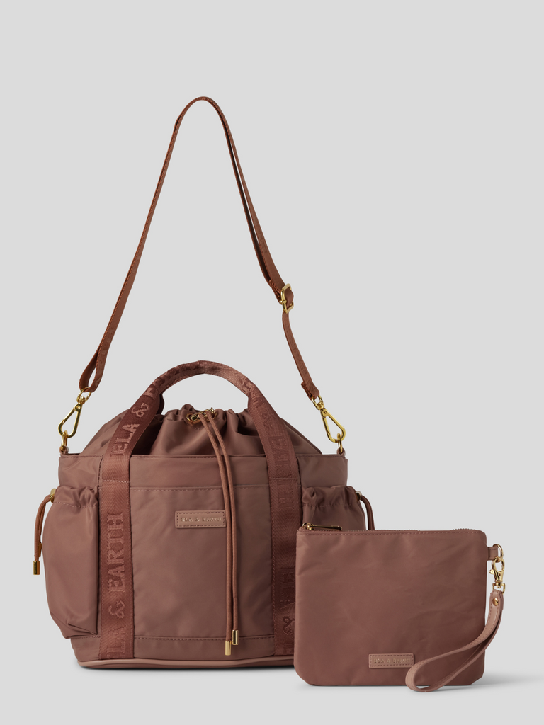 Insulated lunch bag - rose