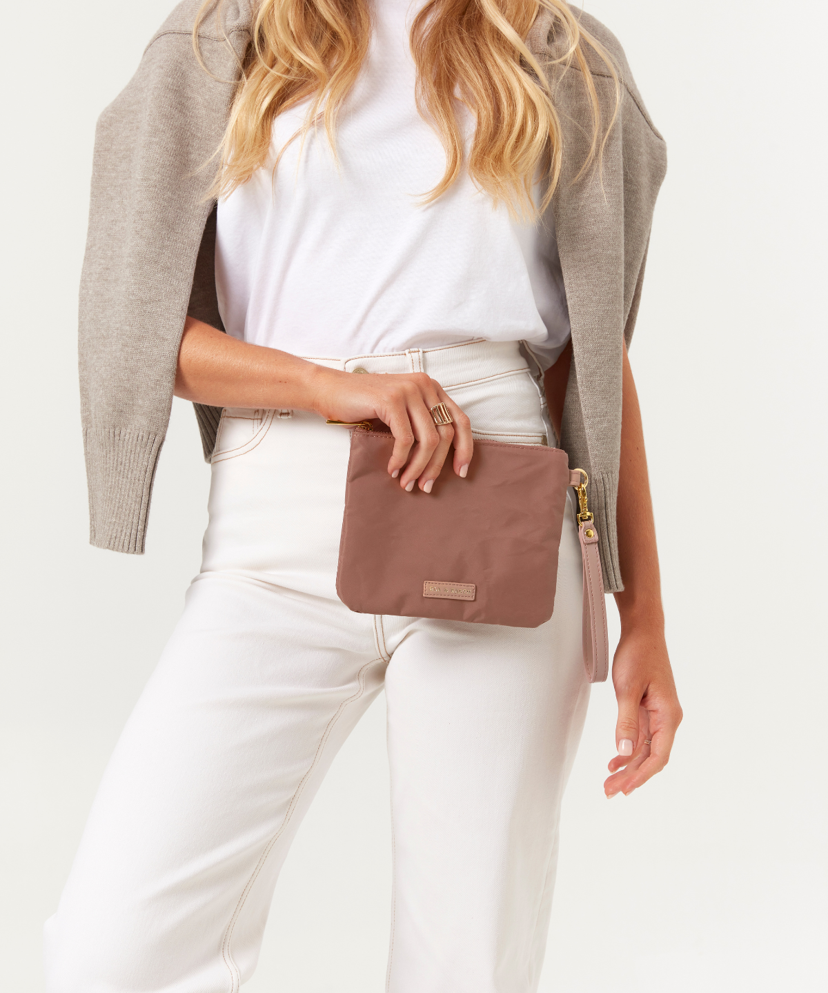 pouch wallet rose