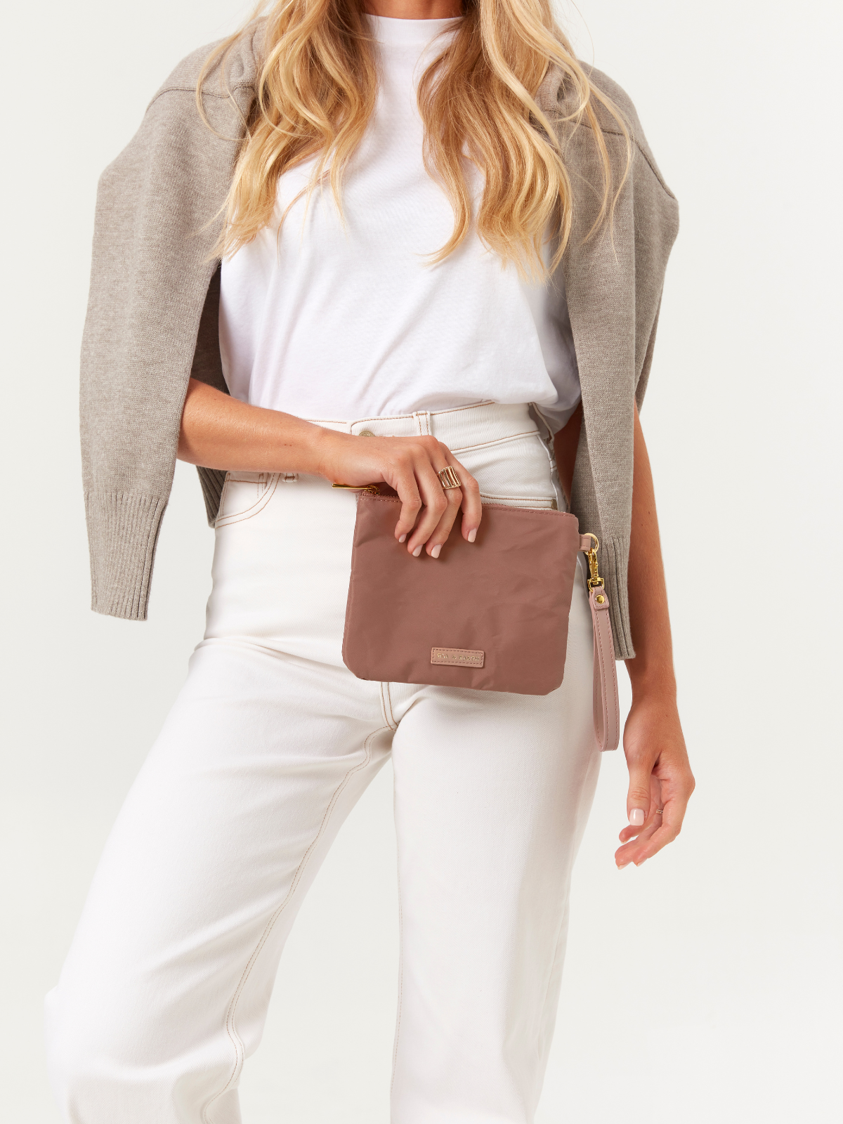 pouch wallet rose