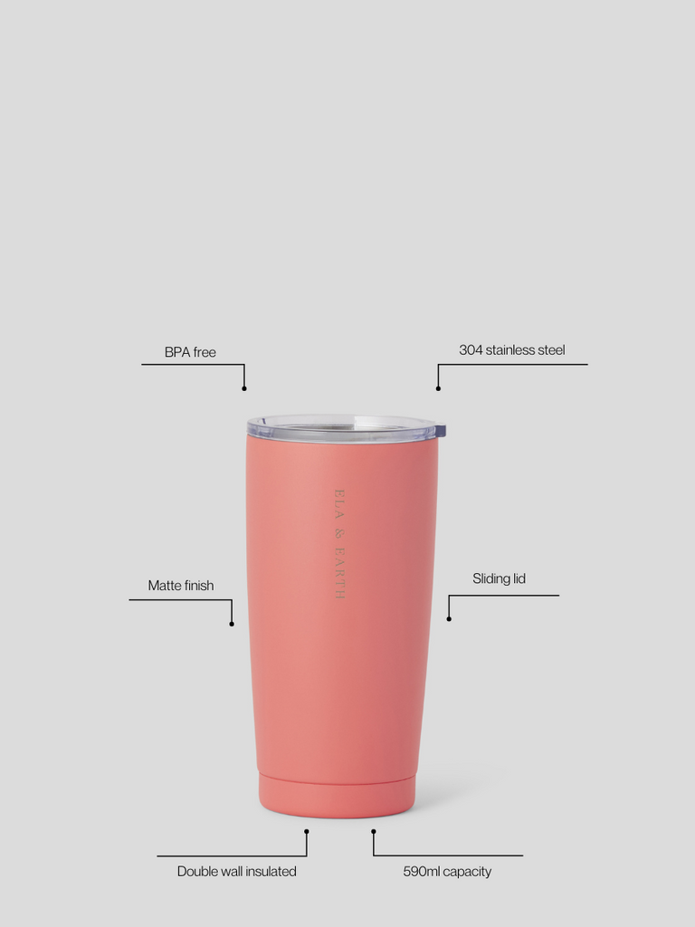 Smoothie tumbler - Coral