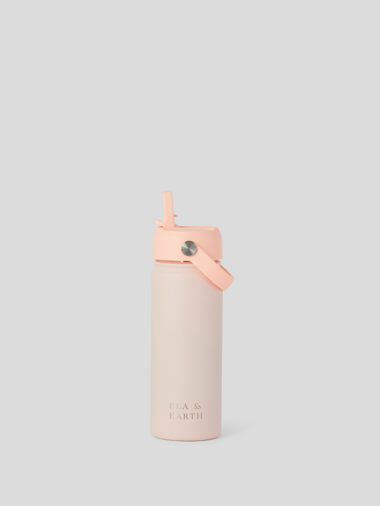 kids insulated drink bottle blush pink