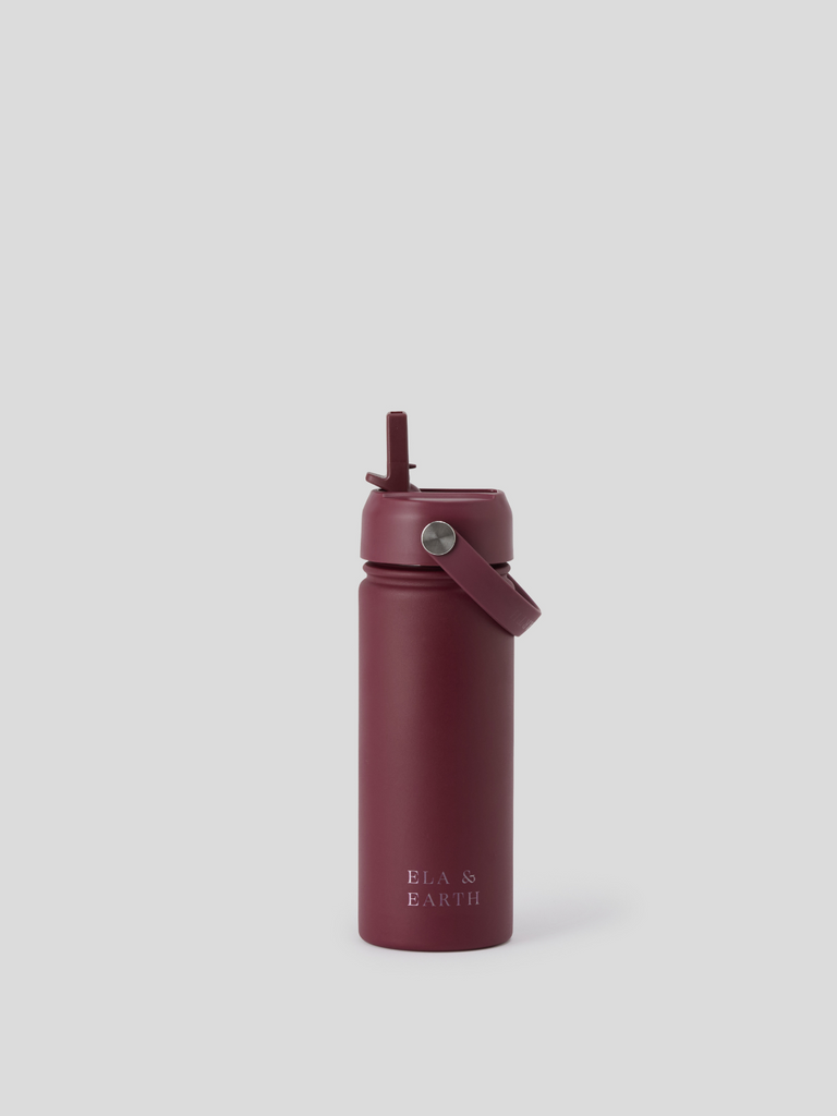 Kids Water Bottle Bag - Dusty Pink 