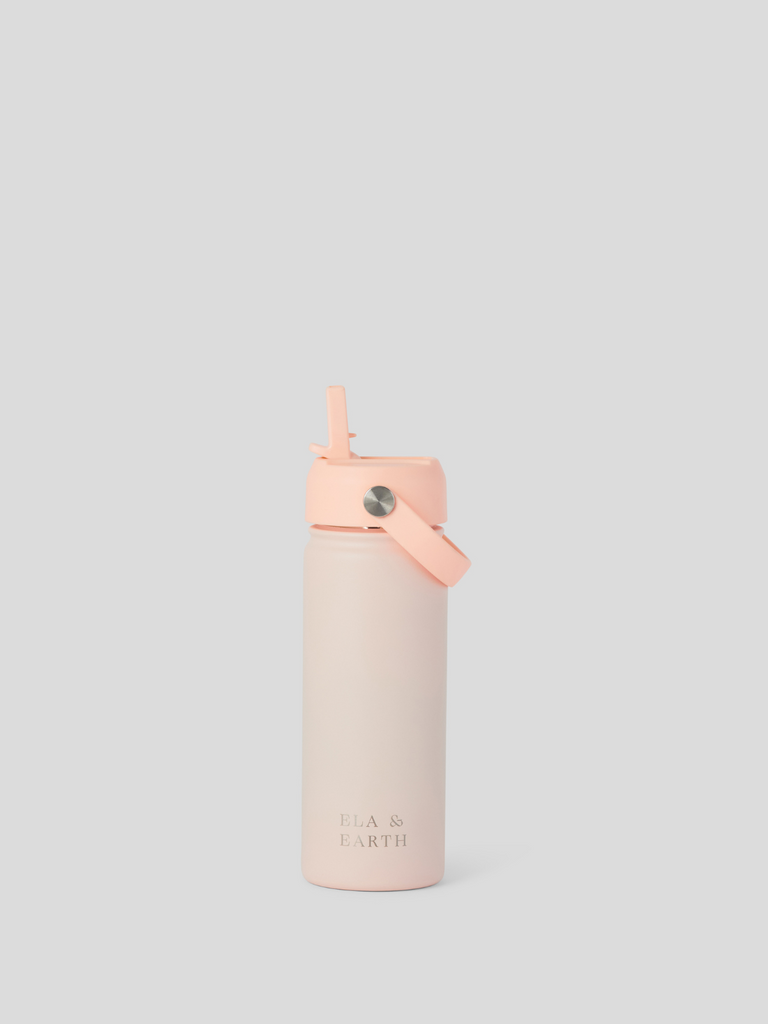 kids insulated drink bottle blush pink 