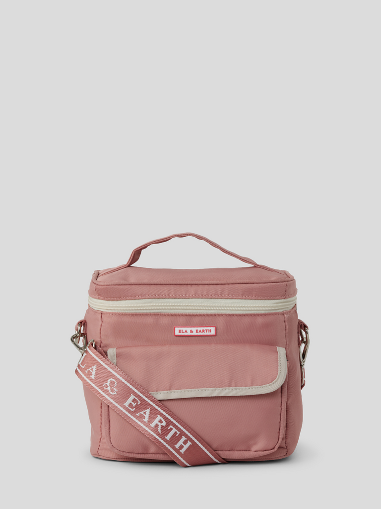 Kids Lunch Bag With Strap - Dusty Pink 